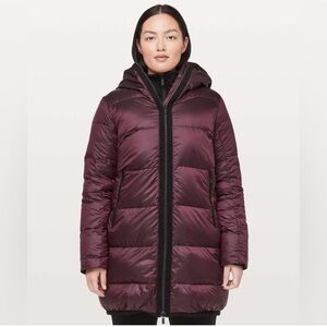 Lululemon Cloudscape Long Jacket Size 2 Dark Adobe DKAD